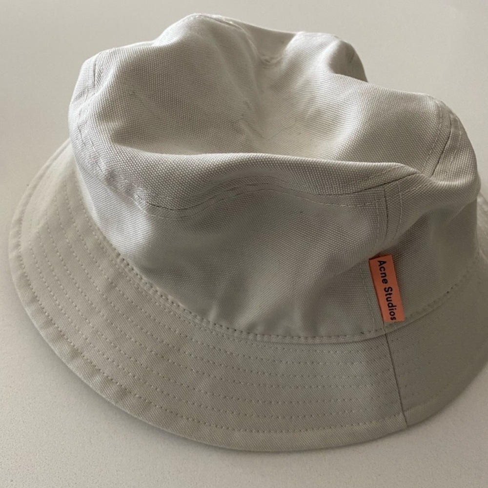 ACNE Bucket hat Oat Beige | Acne Studios Mens/Womens Hats - Picture 5 of 5